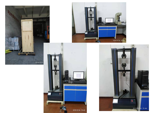 La máquina de prueba universal electrónica controlada por microcomputadoras ha sido bien recibida por los clientes.