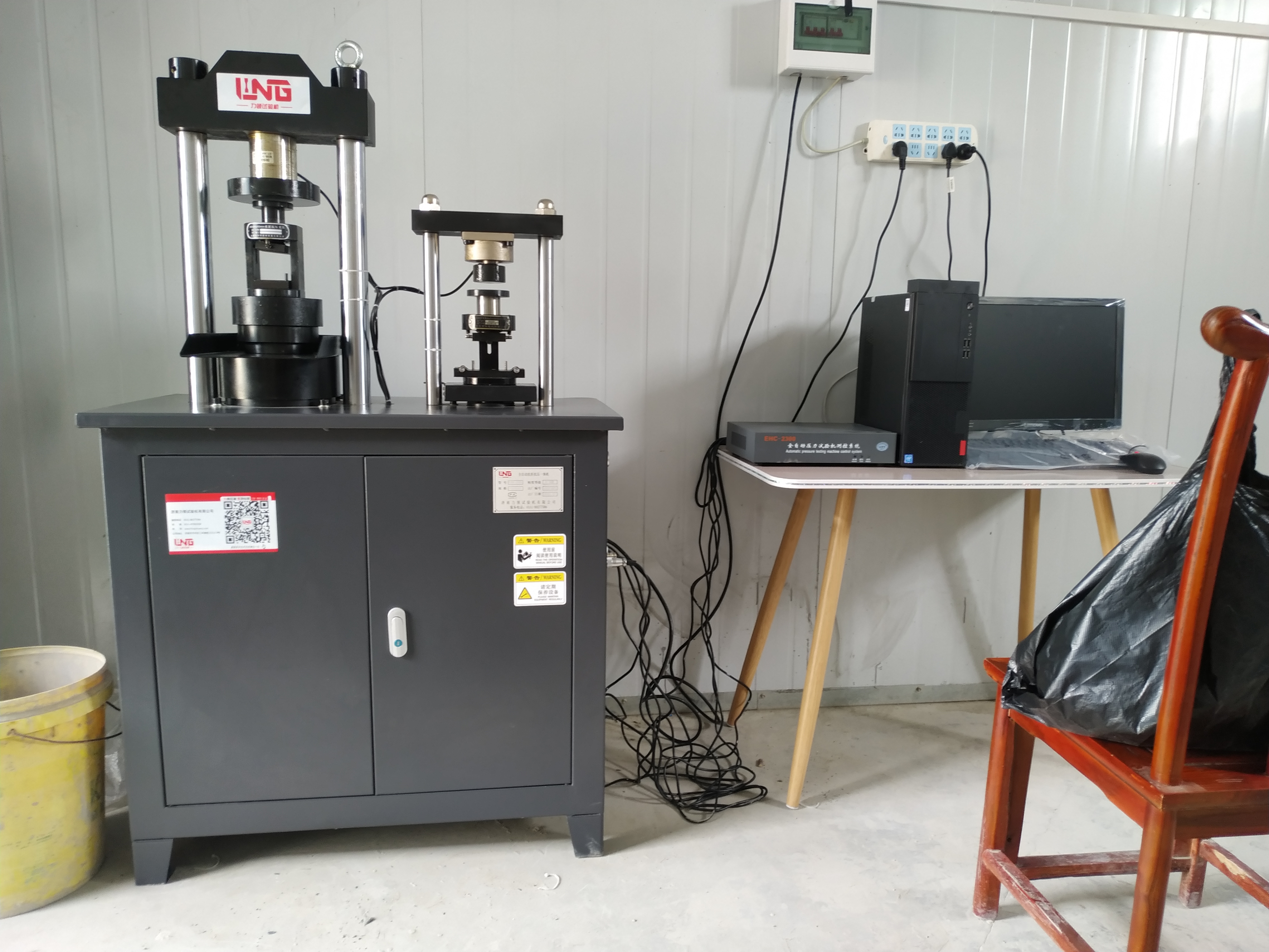 Precauciones para la instalación y puesta en marcha de la máquina automática integral de resistencia a la flexión y presión