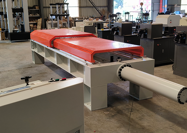 La puesta en marcha de la máquina de prueba especial para la tracción horizontal de contenedores de visualización digital se completa con las condiciones de envío.