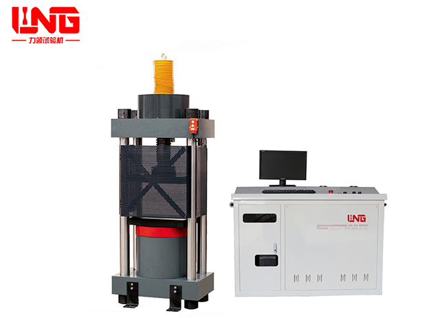YAW-2000D Máquina de prueba de presión servo electrohidráulica controlada por microordenador