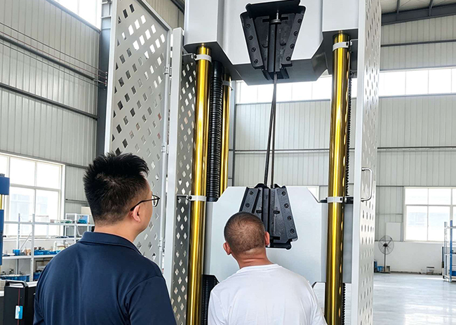 ¡Nuevas innovaciones tecnológicas! Jinan Lili presenta la nueva máquina de prueba de tracción estática WAA-1200G para permitir la detección de alta precisión de materiales de soporte de minería