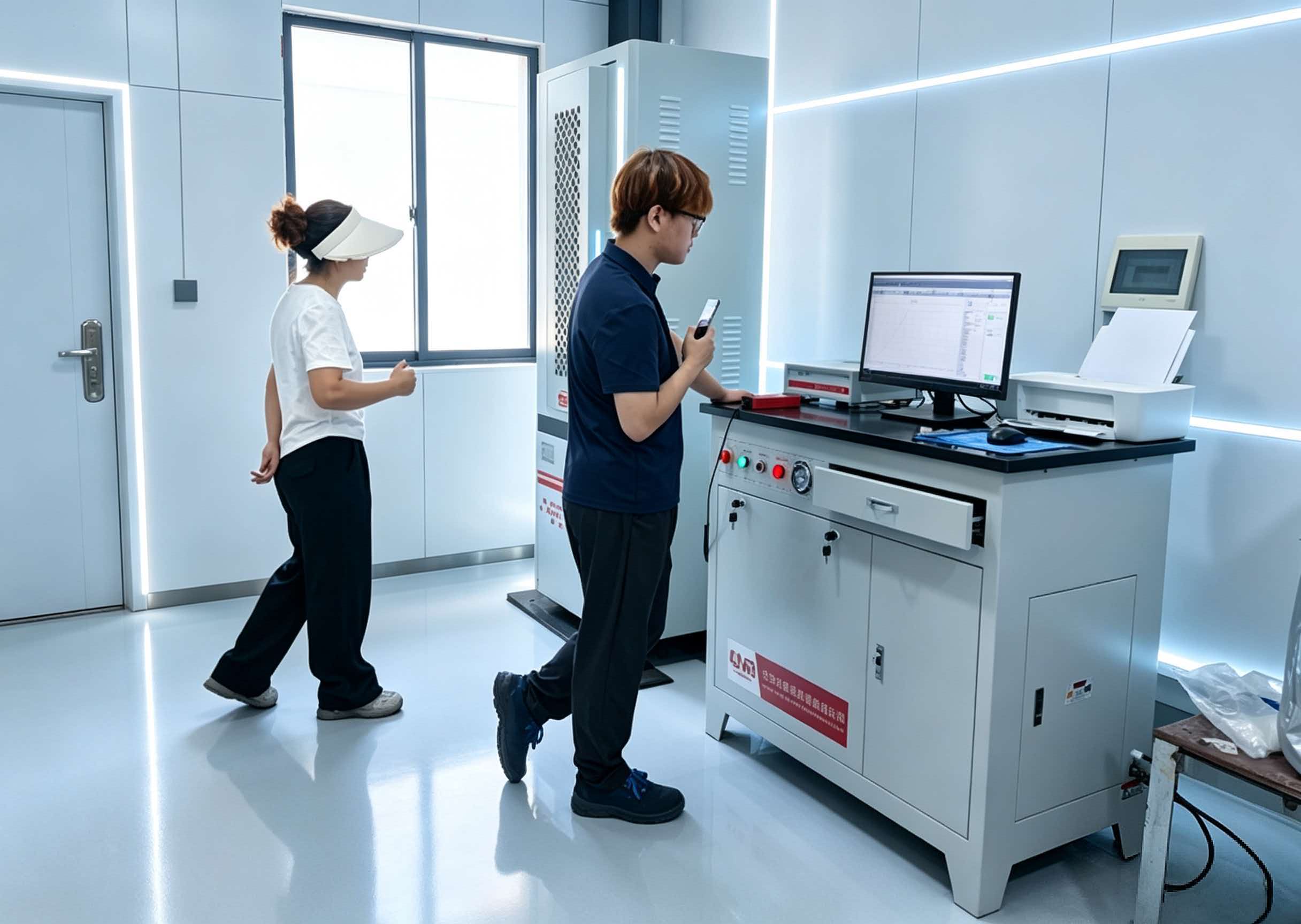 La puesta en servicio del cliente en el sitio se completa | La máquina de prueba universal de servo electro-hidráulico controlada por microcomputadora se entregó sin problemas